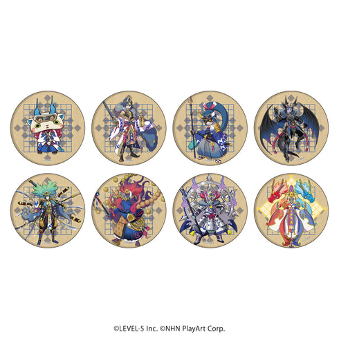 『妖怪ウォッチ ぷにぷに』缶バッジ 11/妖魔将棋ver. BOX (全8種)(公式イラスト)