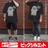 『銀魂』 エリザベス「俺の後ろに立つな」 ビッグシルエットTシャツ BLACK