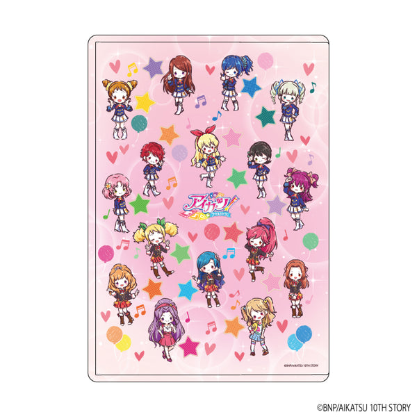 『アイカツ!』キャラクリアケース 01/集合デザイン ピンク(グラフアート)