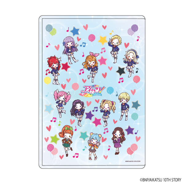 『アイカツ!』キャラクリアケース 02/集合デザイン ブルー(グラフアート)