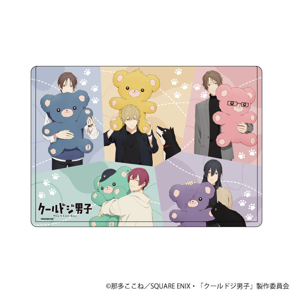 『クールドジ男子』キャラクリアケース 03/こぐまのぬいぐるみver. 集合デザイン(描き下ろしイラスト)