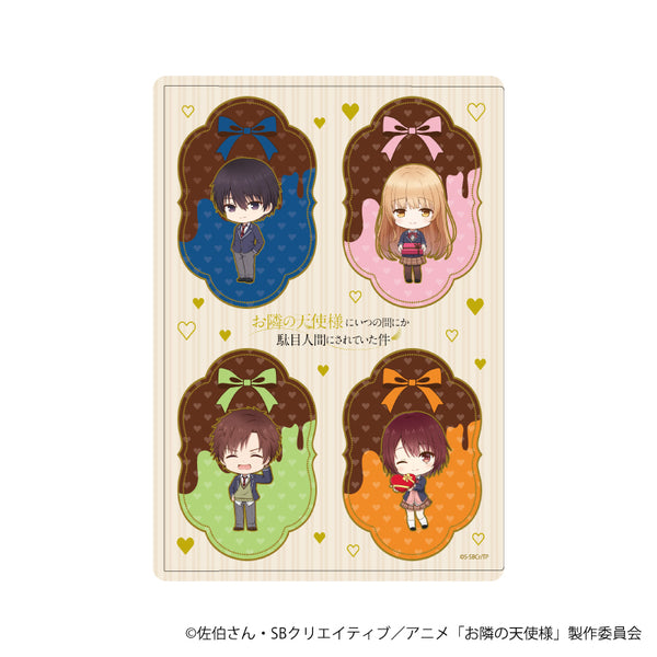 "How My Neighbor's Angel Turned Me Into a Good-for-Nothing Without Me Even Noticing" Character Clear Case 01 / Valentine's Day Ver. (Mini Character Illustration)