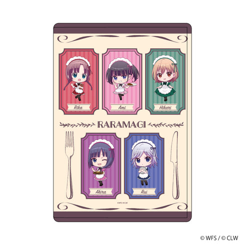 『ららマジ』キャラクリアケース 12/メイドver. 集合デザイン(ミニキャライラスト)