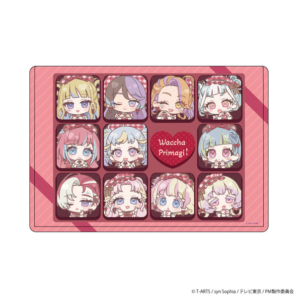 『ワッチャプリマジ!』キャラクリアケース 02/集合デザイン バレンタインver.(ミニキャライラスト)