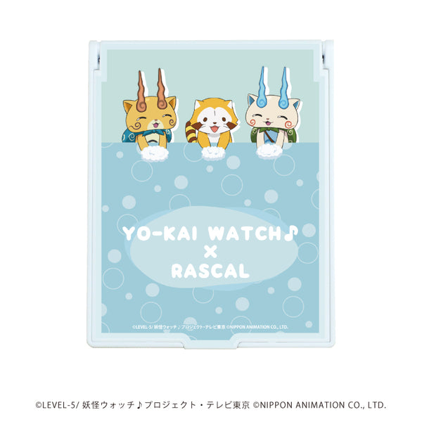 『妖怪ウォッチ♪×ラスカル』デカキャラミラー 01/手洗いデザイン