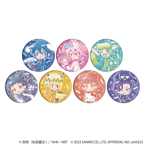 『魔入りました! 入間くん×サンリオキャラクターズ』ホログラム缶バッジ(65mm) 02/ブラインド(全7種)(描き起こしイラスト)