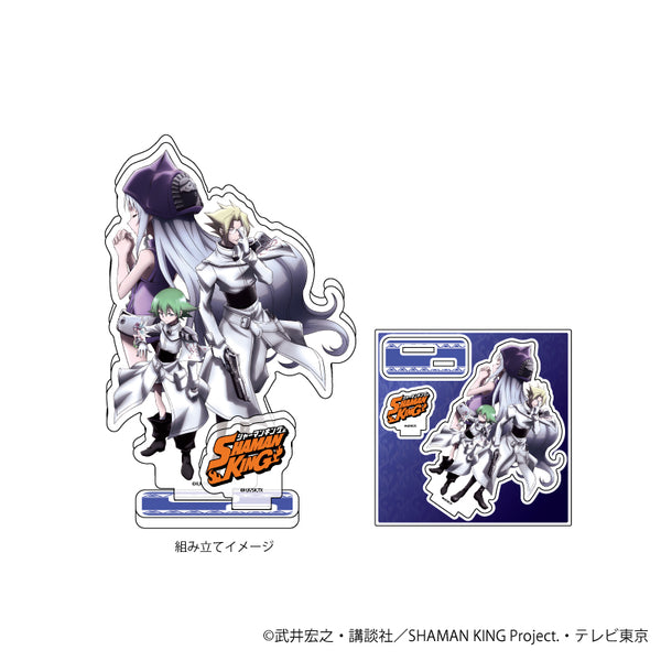 『SHAMAN KING シャーマンキング』アクリルフィギュアプレート 01/リゼルグ&ジャンヌ&マルコ