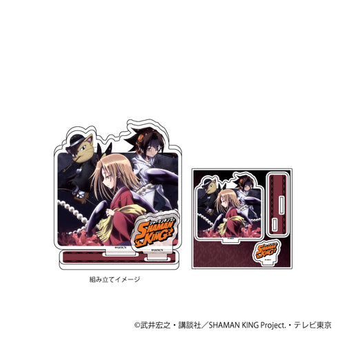 『SHAMAN KING シャーマンキング』アクリルフィギュアプレート 02/アンナ&葉&マタムネ