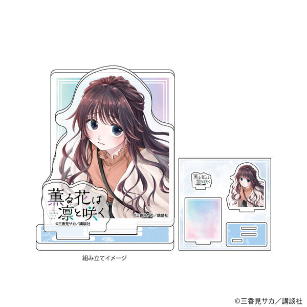 『薫る花は凛と咲く』アクリルフィギュアプレート 09/デザインB(公式イラスト)