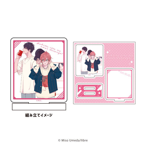 『好きって言ったのお前だろうが!』アクリルスタンドプレート 01/大前 鷹雄&桐生 暁(公式イラスト)