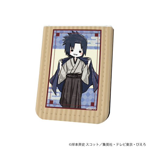 『NARUTO&BORUTO』レザーフセンブック 27/うちはサスケ ハイカラレトロver.(グラフアートイラスト)