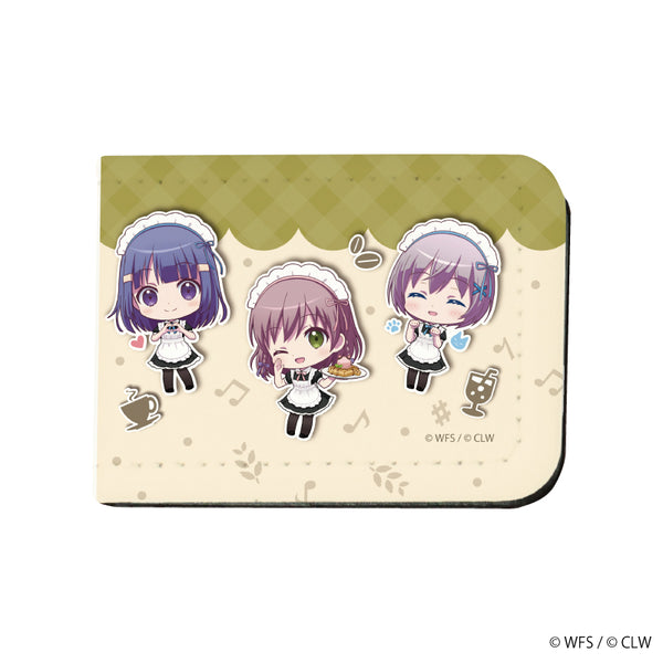 『ららマジ』レザーフセンブック 06/メイドver. かなえ&翼&萌(ミニキャライラスト)