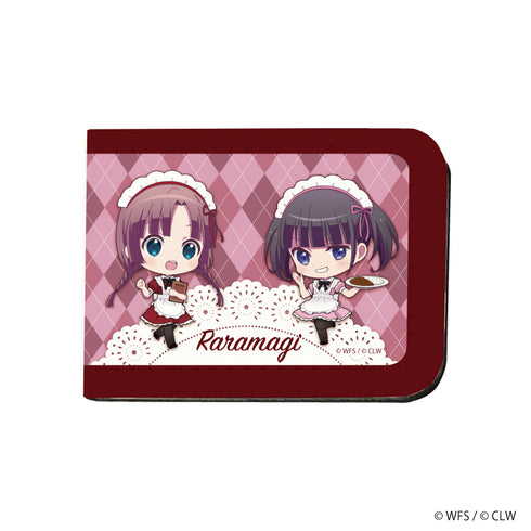 『ららマジ』レザーフセンブック 08/メイドver. 梨花&アミ(ミニキャライラスト)
