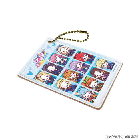 『アイカツ!』キャラパス 02/コマ割りデザイン ブルー(グラフアート)