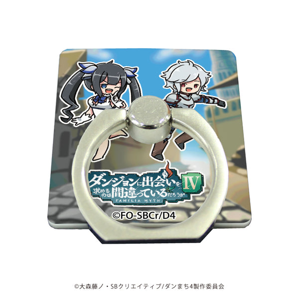 『ダンジョンに出会いを求めるのは間違っているだろうかⅣ』スマキャラリング 01/ベル・クラネル&ヘスティア(グラフアートイラスト)