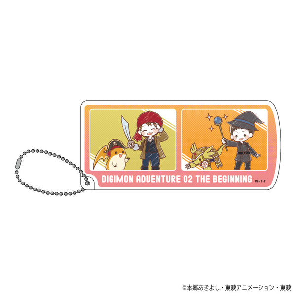 『デジモンアドベンチャー 02 THE BEGINNING』スライド式小物ケース 06/フレームデザインC ハロウィンver.(グラフアートイラスト)