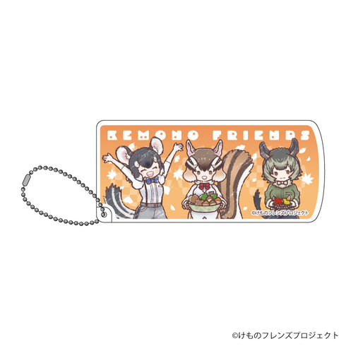 『けものフレンズ』スライド式小物ケース 03/チンチラ&シマリス&デグー 紅葉ver.(グラフアートイラスト)