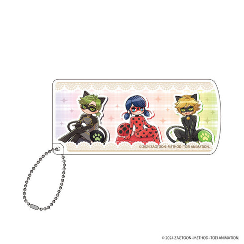 『ミラキュラス レディバグ&シャノワール』スライド式小物ケース 01/レディバグ&シャノワール&キャットウォーカー(POP Artイラスト)