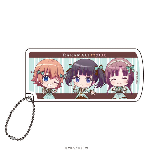 『ららマジ』スライド式小物ケース 02/アミ&乃愛&梨花(ミニキャライラスト)