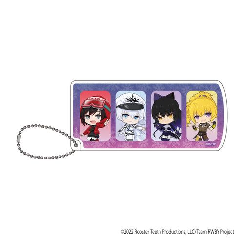 『RWBY 氷雪帝国』スライド式小物ケース 01/コマ割りデザイン(ミニキャラ)