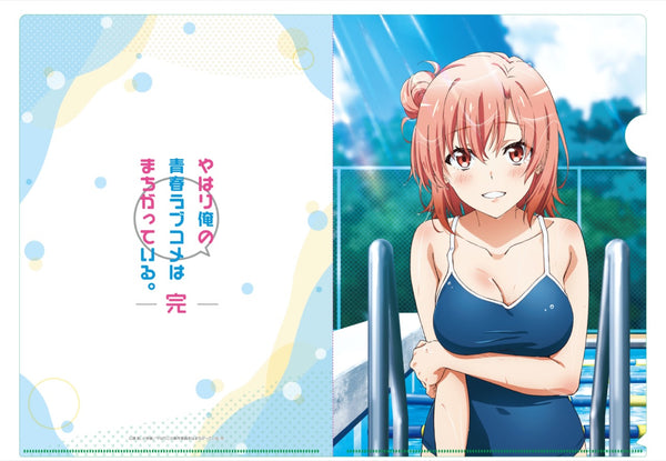 『やはり俺の青春ラブコメはまちがっている。完』【描き下ろし】スクール水着A4クリアファイル 由比ヶ浜結衣