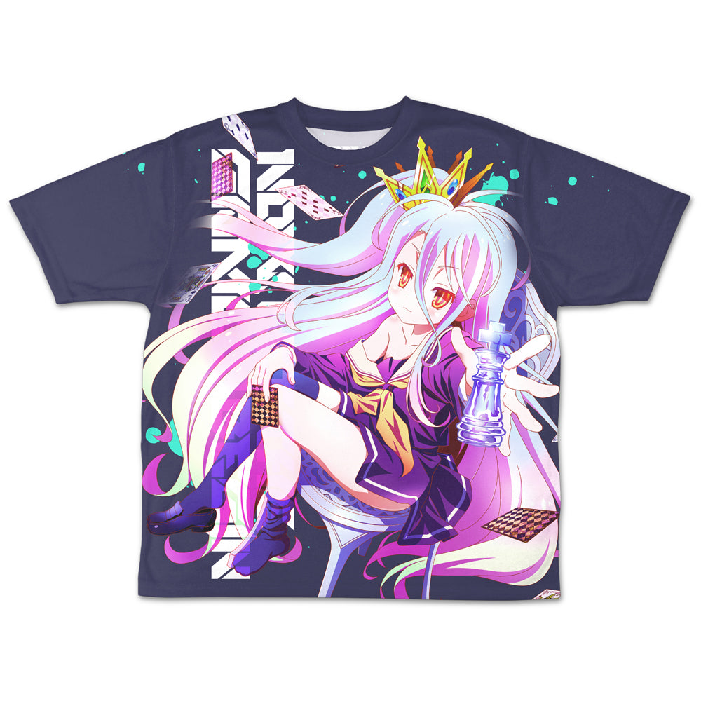 『ノーゲーム・ノーライフ』描き下ろし 「白」 両面フルグラフィックTシャツ ASCIENTE!Ver.