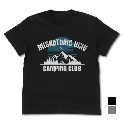 『ミスカトニック大学購買部』ミスカトニック大学野外活動部 Tシャツ BLACK