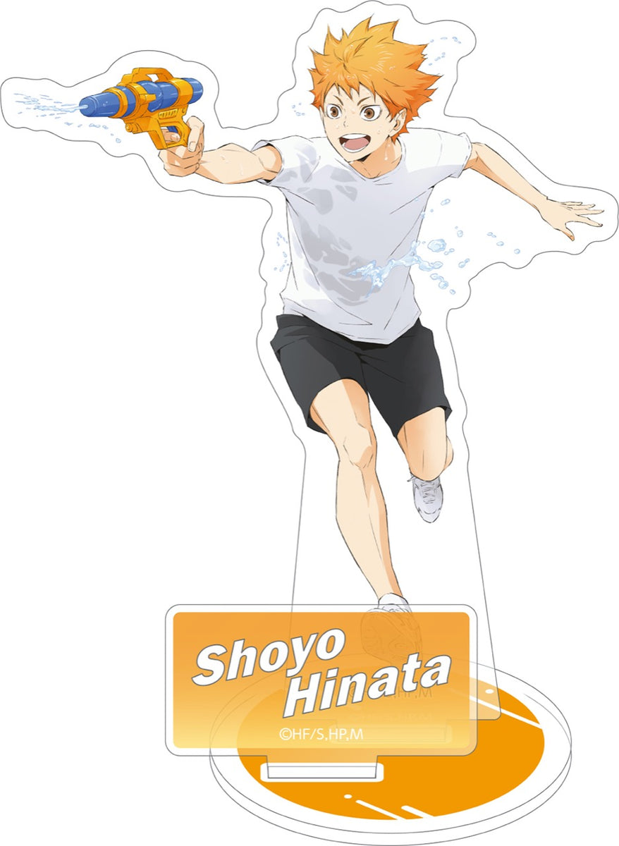 ハイキュー　アクリルスタンド　水遊び　日向、影山セット ハイキュー!! 日向や影山らが「水遊び」をする描き下ろしグッズ