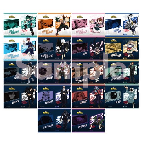 『僕のヒーローアカデミア』クリアファイル 6期アクション版権①(オール・フォー・ワン)