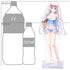 『Summer Pockets REFLECTION BLUE』特大アクリルスタンド(鳴瀬しろは/水着)