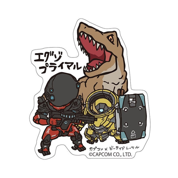 『エグゾプライマル』CAPCOM×B-SIDEステッカー 戦闘