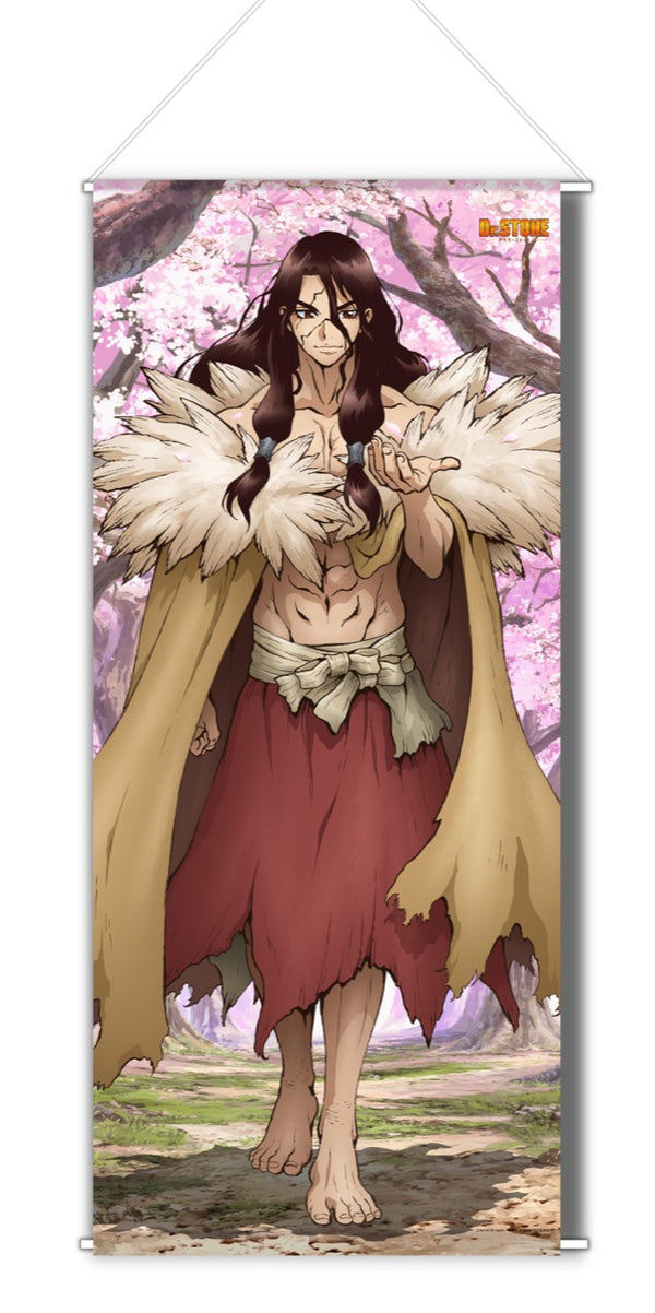 『Dr.STONE』【描き下ろし】BIGタペストリー 獅子王司(桜)
