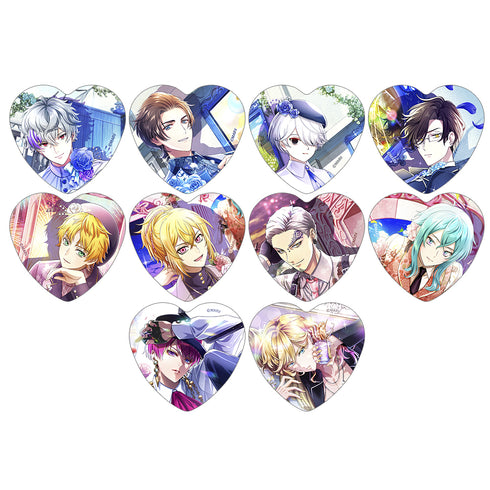 『千銃士:Rhodoknight』ハート缶バッジ BOX(D)