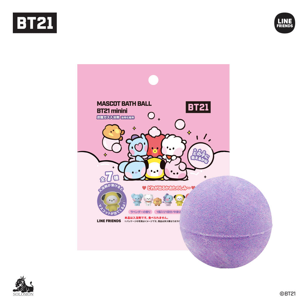 BT21マスコット バスボール 公式グッズ minini 入浴剤 バスボム - トイレ