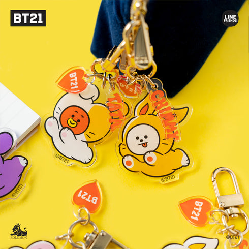 『BT21』RABBIT アクリルキーリング CHIMMY