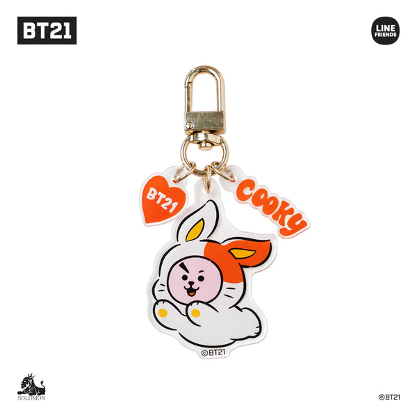 『BT21』RABBIT アクリルキーリング COOKY