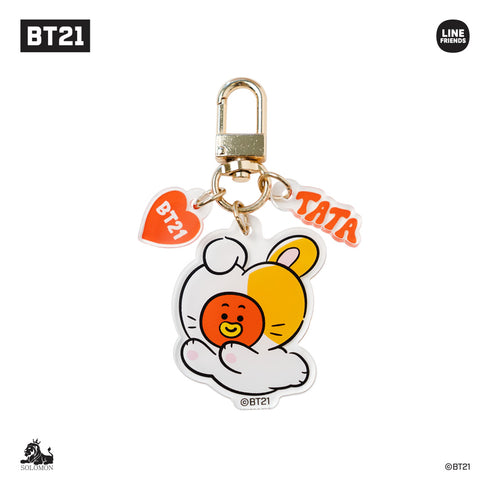 『BT21』RABBIT アクリルキーリング TATA