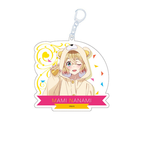 『彼女、お借りします』描き下ろしアクリルキーホルダー 七海麻美 (くまパジャマver.)