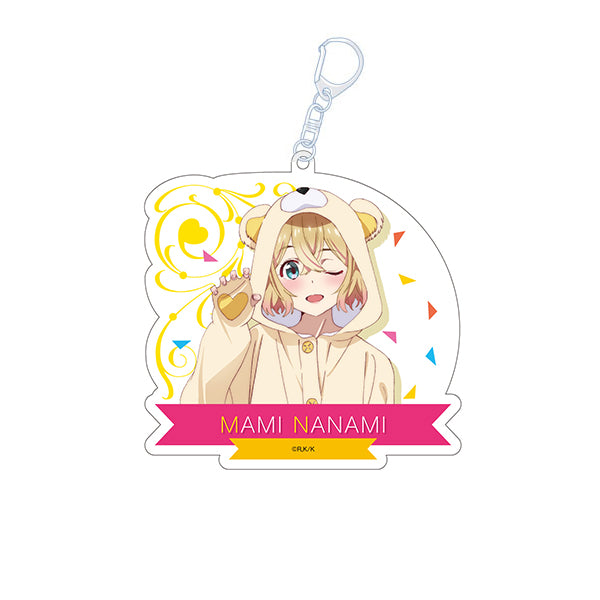 『彼女、お借りします』描き下ろしアクリルキーホルダー 七海麻美 (くまパジャマver.)