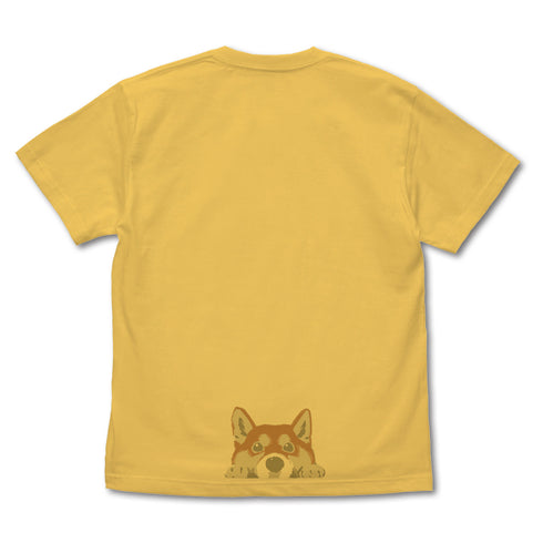 『世界の終わりに柴犬と』石原雄先生デザイン ハルさんチラリ Tシャツ BANANA