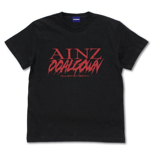 『オーバーロードIV』死の支配者 アインズ Tシャツ BLACK