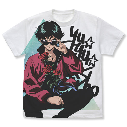 『幽☆遊☆白書』描き下ろし 浦飯幽助 フルグラフィックTシャツ 花束Ver.