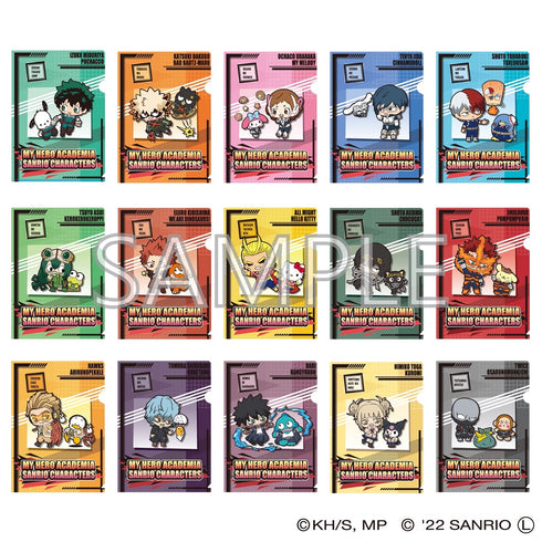 『僕のヒーローアカデミア×サンリオキャラクターズ』クリアファイルB (ホークス・あひるのペックル)