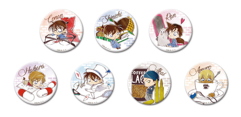 『名探偵コナン』缶バッジ (ミニチュア) 7種 BOX