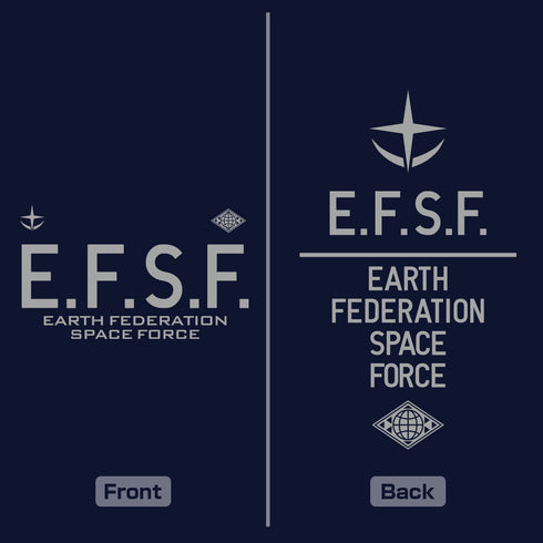『機動戦士ガンダム』地球連邦宇宙軍 ドライTシャツ NAVY