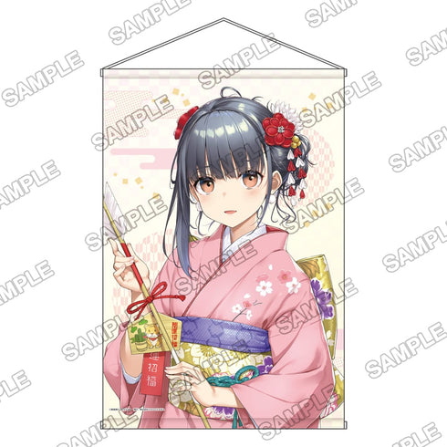 『継母の連れ子が元カノだった』 角川スニーカー文庫初詣フェア2022 描き下ろしB2タペストリー / 伊理戸結女