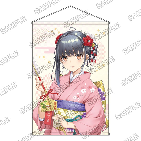 『継母の連れ子が元カノだった』 角川スニーカー文庫初詣フェア2022 描き下ろしB2タペストリー / 伊理戸結女