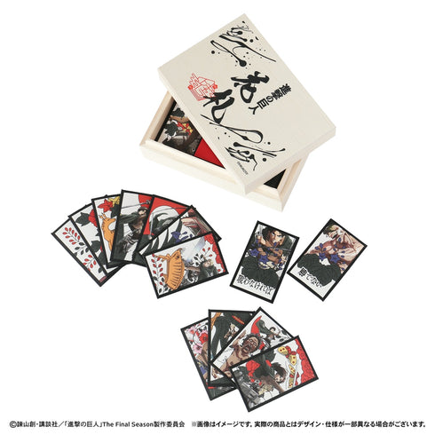 『進撃の巨人』キャラディショナルトイ オリジナル花札 木箱版