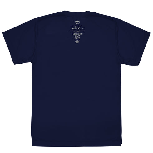 『機動戦士ガンダム』地球連邦宇宙軍 ドライTシャツ NAVY