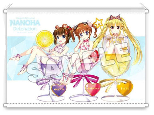 『魔法少女リリカルなのは Detonation』B1タペストリー/なのは&フェイト&はやて カクテルver.